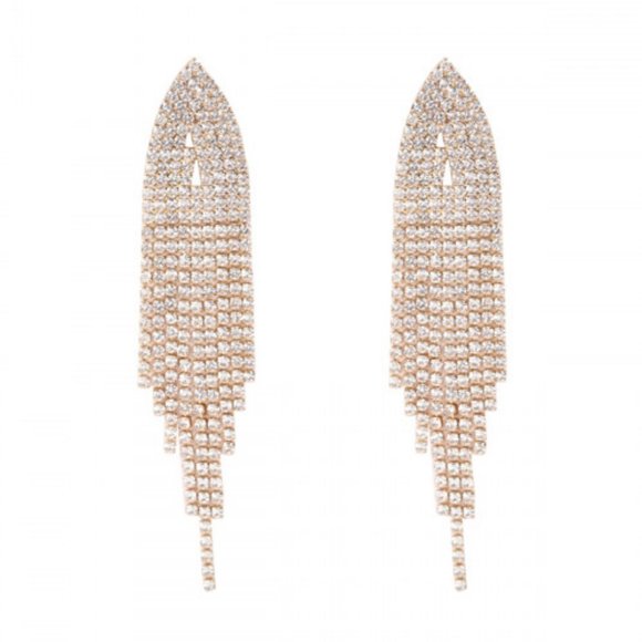 68466 Rhinestone Earrings - Picture 3 of 5